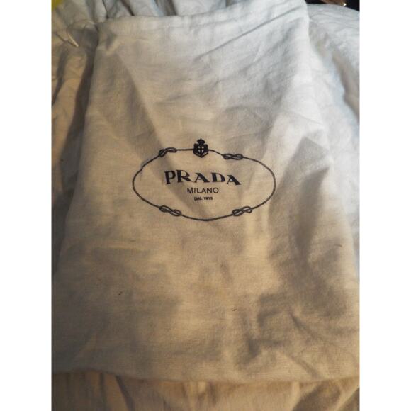 Prada Brown Suede Shoulder Bag BR2429 with Card & Dust Bag - Picture 16 of 16